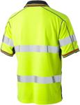 Picture of Bisley Workwear Taped Hi Vis Polyester Mesh Polo (BK1219T)