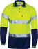 Picture of DNC Workwear Hi Vis Cool Breathe Day/Night Long Sleeve Polo Shirt - CSR Reflective Tape (3716)