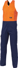 Picture of DNC Workwear Hi Vis 2 Tone Cotton Action Back Overall (3853)