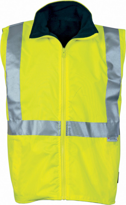 Picture of DNC Workwear Hi Vis Reversible Vest - 3M Reflective Tape (3865)