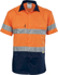 Picture of DNC Workwear Hi Vis Cool Breeze Cotton Short Sleeve Shirt - 3M 8906 Reflective Tape (3887)