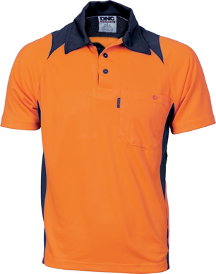 Picture of DNC Workwear Cool Breathe Action Polo Short Sleeve Shirt (3893)