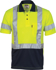 Picture of DNC Workwear Hi Vis Taped Day/Night Cool Breathe Polo Shirt With Cross Back Reflective Tape (3912)