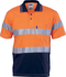 Picture of DNC Workwear Hi Vis Taped Cool Breeze Cotton Jersey Polo - CSR Reflective Tape (3915)