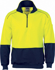 Picture of DNC Workwear Hi Vis 1/2 Zip Reflective Piping Sweat Shirt (3928)