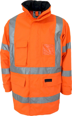 Picture of DNC Workwear Hi Vis Taped Biomotion "H" Pattern Jacket (3961)