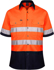 Picture of Ritemate Workwear Taped 2 Tone Open Front Short Sleeve Shirt (RM1050RS)