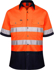 Picture of Ritemate Workwear Taped 2 Tone Vented Lightweight Open Front Short Sleeve Shirt (RM107V2RS)