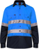 Picture of Ritemate Workwear Taped 2 Tone Vented Lightweight Open Front Long Sleeve Shirt (RM107V2R)