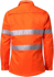 Picture of Ritemate Workwear Womens Taped Vented Lightweight Open Front Long Sleeve Shirt (RM208V3R)