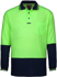 Picture of Ritemate Workwear Hi Vis 2 Tone Long Sleeve Polo Shirt (RM2346)