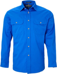Picture of Ritemate Workwear Pilbara Mens Open Front  Light Weight Long Sleeve Shirt (RM500BT)