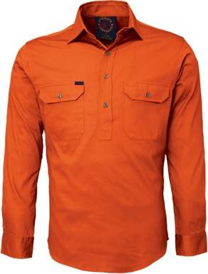 Picture of Ritemate Workwear Vented Lightweight Closed Front Long Sleeve Shirt (RM108VCF)