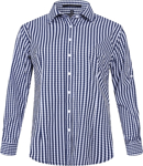 Picture of Ritemate Workwear Pilbara Womens Gingham Classic Fit Long Sleeve Shirt (RMPC003)