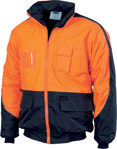Picture of DNC Workwear Hi Vis Contrast Bomber Jacket (3991)