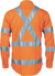 Picture of DNC Workwear Hi Vis Taped Lightweight Bio Motion Shirt - Shoulder Stripe & X Back (3744)