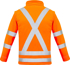 Picture of Syzmik Womens Hi Vis NSW Rail X Back 2 In 1 Softshell Jacket (ZJ770)