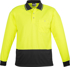 Picture of Syzmik Unisex Hi Vis Basic Long Sleeve Polo (ZH232)