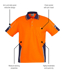 Picture of Syzmik Mens Hi Vis Squad Short Sleeve Polo (ZH237)