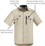 Picture of Syzmik Mens Outdoor Short Sleeve Shirt (ZW465)