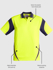 Picture of Syzmik Mens Hi Vis Aztec Short Sleeve Polo (ZH248)