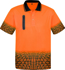 Picture of Syzmik Mens Hi Vis Tracks Short Sleeve Polo (ZH300)