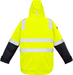 Picture of Syzmik Mens Hi Vis 4 In 1 Waterproof Jacket (ZJ532)