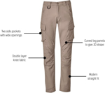 Picture of Syzmik Men Streetworx Curved Cargo Pant (ZP360)