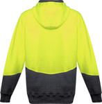 Picture of Syzmik Unisex Hi Vis Textured Jacquard Hoodie (ZT477)