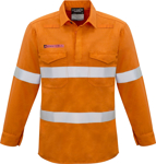 Picture of Syzmik Mens FR Closed Front Hooped Taped Shirt (ZW134)