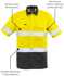 Picture of Syzmik Mens Rugged Cooling Hi Vis Taped Short Sleeve Shirt (ZW835)