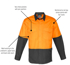 Picture of Syzmik Mens Rugged Cooling Hi Vis Long Sleeve Shirt (ZW128)