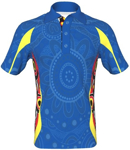 Picture of UA Custom The Dance of Existence Indigenous Panel Polo (AP008)