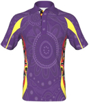 Picture of UA Custom The Dance of Existence Indigenous Panel Polo (AP008)