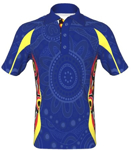 Picture of UA Custom The Dance of Existence Indigenous Panel Polo (AP008)