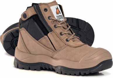 Picture of Mongrel Boots ZipSider Boot w/ Scuff Cap - Stone (461060)