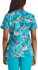 Picture of Cherokee Uniforms Slow Tide V-Neck Printed Scrub Top (CK671 SOTD)