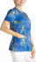 Picture of Cherokee Uniforms Patchwork Pop V-Neck Printed Scrub Top (CK671 PWKP)