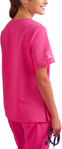 Picture of Bizcare Womens Pink V-Neck Scrub Top (CST245LS)