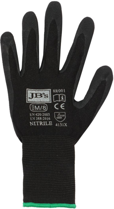 Picture of JB's Wear Black Nitrile Breathable Glove - 12 Pack (8R001)