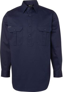 Picture of JB's Wear Closed Front Long Sleeve 190G Work Shirt (6WSCF)