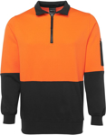 Picture of JB's Wear Hi Vis 1/2 Zip Fleece (6HVFH)