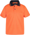 Picture of JB's Wear Kids Hi Vis Non Cuff Traditional Polo (6HVNC-INFANT)