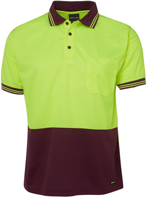 Picture of JB's Wear Hi Vis Short Sleeve Traditional Polo (6HVPS)