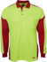 Picture of JB's Wear Hi Vis Long Sleeve Arm Panel Polo (6AP4L)