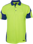 Picture of JB's Wear Hi Vis Short Sleeve Arm Panel Polo (6AP4S)