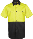 Picture of JB's Wear Hi Vis Short Sleeve 150G Work Shirt (6HWSS)