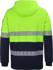 Picture of JB's Wear Hi Vis Day & Night 1/2 Zip Segmented Tape Hoodie (6HZSH)