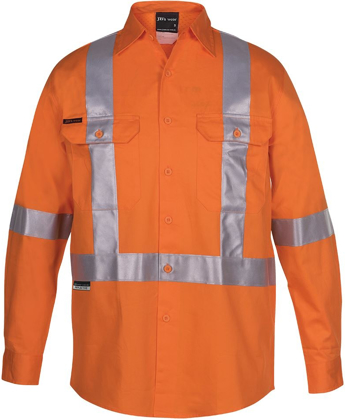 Picture of JB's Wear Hi Vis NSW/QLD Rail X-Back Shirt (6DCBL)