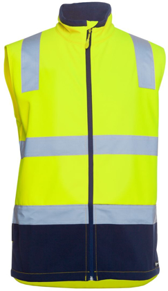 Picture of JB's Wear Hi Vis Day/Night Three Layer Softshell Vest (6DWV)